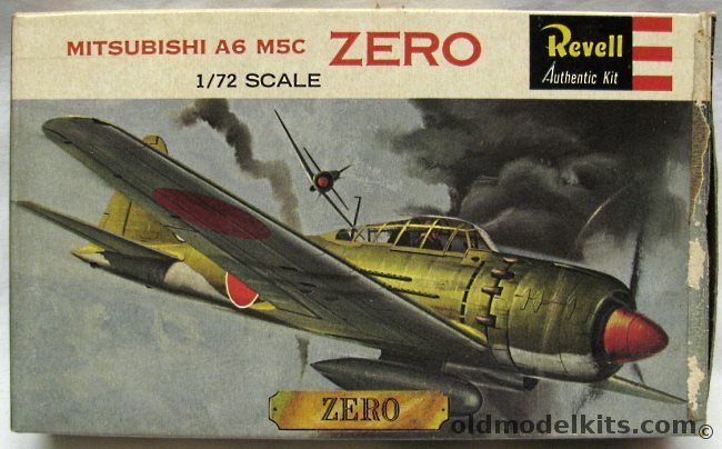 Revell 1/72 Mitsubishi A6M5C Zero, H617-49 plastic model kit